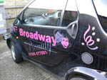 Broadway Beauty Smart Car Signs